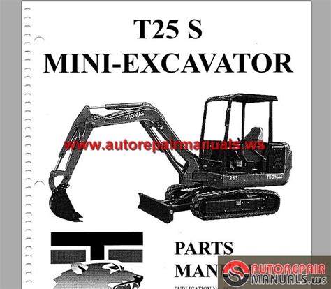 thomas t25s mini excavator parts|Thomas T.